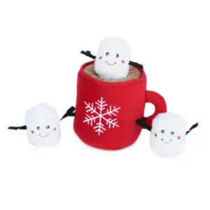 Peluche Zippypaws Holiday Burrow - Chocolat chaud