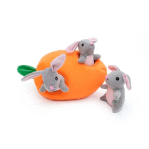 Peluche Burrow Carotte et lapins